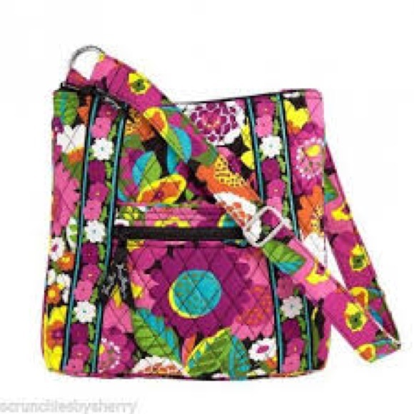 Vera Bradley hipster purse va va bloom quilted bag multicolor casual floral - Picture 1 of 7